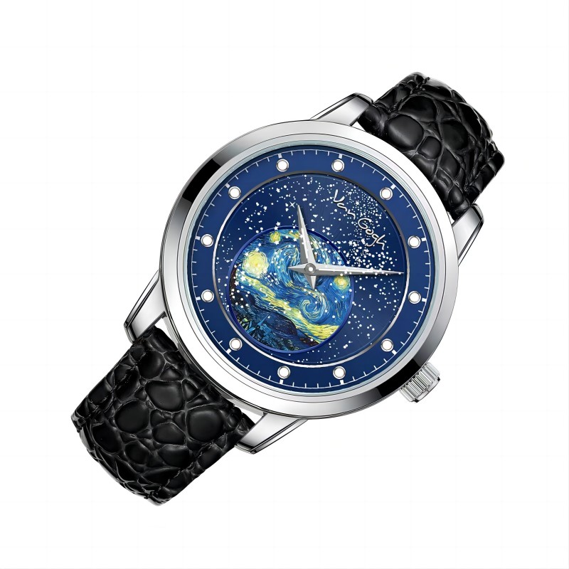 梵高(Vangogh) 典藏系列 男士手表- 闪烁星空G-SLV17-1