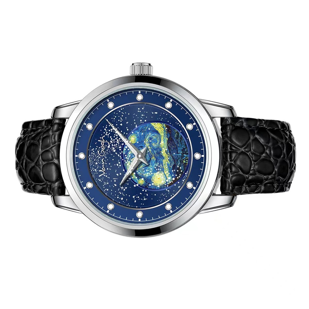 梵高(Vangogh) 典藏系列 男士手表- 闪烁星空G-SLV17-1