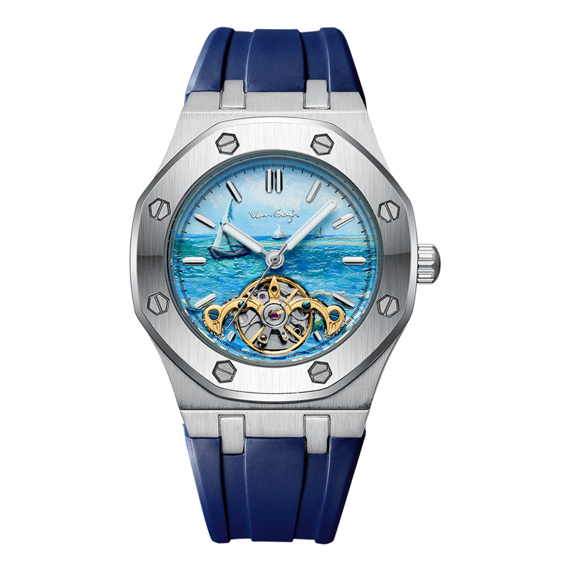 "梵高(Vangogh)全自动机械男表艺术家·空城计系列 海景"M-SGBR