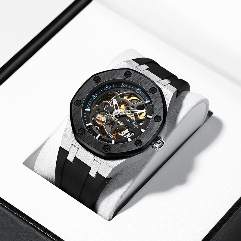 "梵高(Vangogh)全自动机械男表艺术家·空城计系列 圣经"M-SG3R