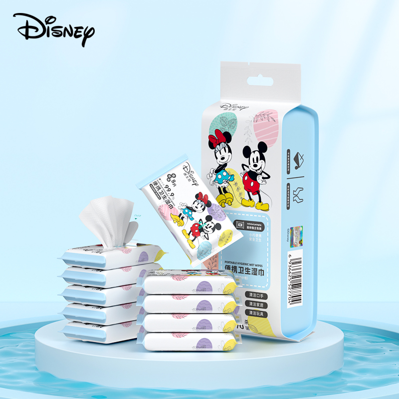迪士尼卫生湿巾8抽*10包